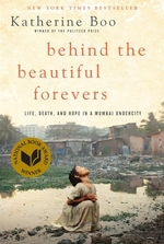Book cover of BEHIND THE BEAUTIFUL FOREVERS