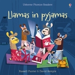 Book cover of LLAMAS IN PYJAMAS
