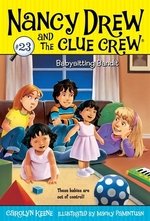 Book cover of NANCY DREW CLUE CREW 23 BABYSITTING BAND
