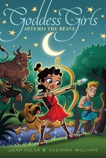 Book cover of GODDESS GIRLS 04 ARTEMIS THE BRAVE