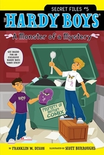Book cover of HARDY BOYS 05 MONSTER OF A MYSTERY