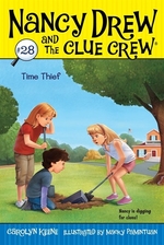 Book cover of NANCY DREW CLUE CREW 28 TIME THIEF