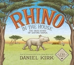 Book cover of RHINO IN THE HOUSE