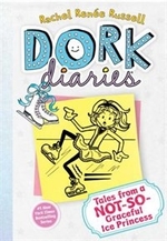Book cover of DORK DIARIES 04 NOT-SO-GRACEFUL ICE PRIN