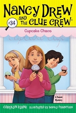 Book cover of NANCY DREW CLUE CREW 34 CUPCAKE CHAOS