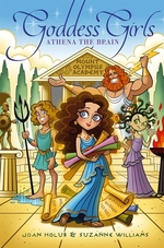 Book cover of GODDESS GIRLS 01 ATHENA THE BRAIN