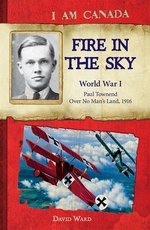 Book cover of I AM CANADA - FIRE IN THE SKY