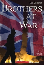 Book cover of BROTHERS AT WAR