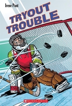 Book cover of TRYOUT TROUBLE