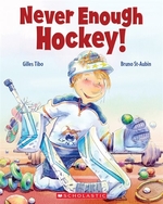 Book cover of NEVER ENOUGH HOCKEY