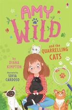 Book cover of AMY WILD & THE QUARRELLING CATS