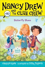 Book cover of NANCY DREW CLUE CREW 40 BUTTERFLY BLUES
