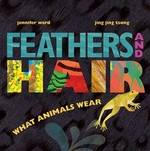 Book cover of FEATHERS & HAIR WHAT ANIMALS WEAR