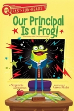 Book cover of OUR PRINCIPAL IS A FROG