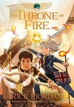 Book cover of KANE CHRONICLES GN 02 THRONE OF FIRE