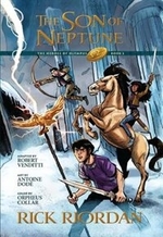 Book cover of HEROES OF OLYMPUS GN 02 SON OF NEPTUNE