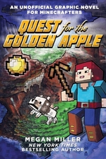 Book cover of MINECRAFTERS GN 01 QUEST FOR THE GOLDEN