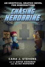 Book cover of MINECRAFTERS GN 05 CHASING HEROBRINE