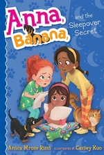 Book cover of ANNA BANANA 07 SLEEPOVER SECRET