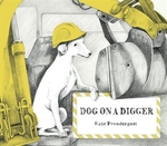 Book cover of DOG ON A DIGGER