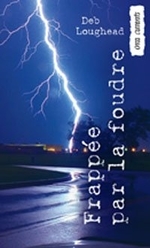 Book cover of FRAPPEE PAR LA FOUDRE