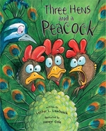 Book cover of 3 HENS & A PEACOCK