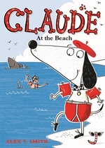 Book cover of CLAUDE AT THE BEACH