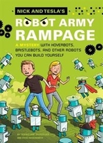 Book cover of NICK & TESLA 02 ROBOT ARMY RAMPAGE