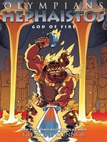 Book cover of OLYMPIANS 11 HEPHAISTOS GOD OF FIRE
