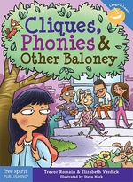 Book cover of CLIQUES PHONIES & OTHER BALONEY
