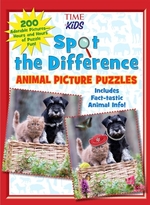 Book cover of SPOT THE DIFFERENCE - ANIMAL PICTURE PUZ