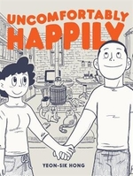 Book cover of UNCOMFORTABLY HAPPILY
