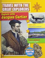 Book cover of EXPLORE WITH JAQUES CARTIER
