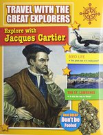 Book cover of EXPLORE WITH JACQUES CARTIER