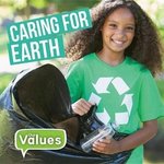 Book cover of OUR VALUES - CARING FOR EARTH