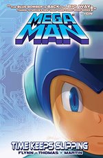 Book cover of MEGA MAN 02 TIME KEEPS SLIPPING