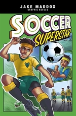 Book cover of JAKE MADDOX - SOCCER SUPERSTAR
