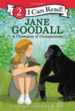 Book cover of JANE GOODALL - A CHAMPION OF CHIMPANZEES