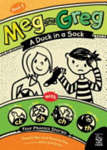 Book cover of MEG & GREG A DUCK IN A SOCK             