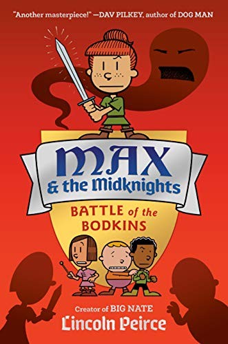 Book cover of MAX & THE MIDKNIGHTS 02 BATTLE OF THE BODKINS