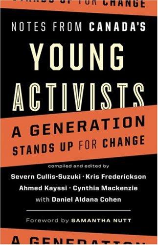 Book cover of NOTES FROM CANADA'S YOUNG ACTIVISTS