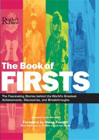 Book cover of BOOK OF FIRSTS