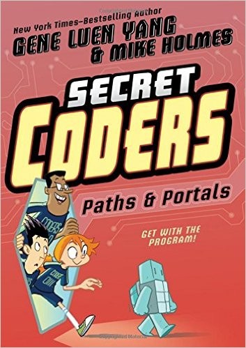 Book cover of SECRET CODERS 02 PATHS & POTALS