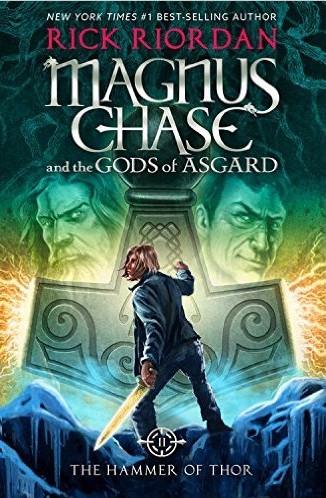 Book cover of MAGNUS CHASE 02 HAMMER OF THOR