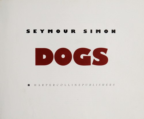 Book cover of DOGS
