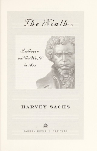 Book cover of 9TH - BEETHOVEN & THE WORLD IN 1824