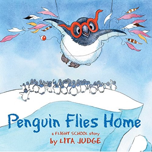 Book cover of PENGUIN FLIES HOME
