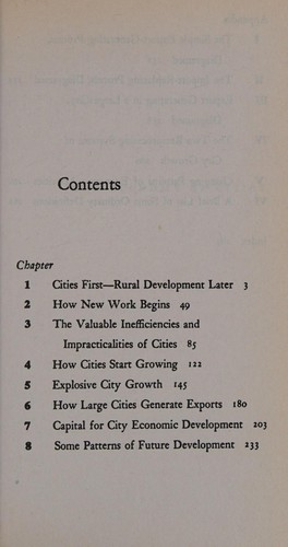 Book cover of ECONOMY OF CITIES