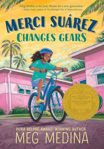 Book cover of MERCI SUAREZ 01 CHANGES GEARS