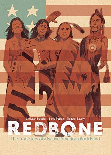 Book cover of REDBONE - TRUE STORY OF A NATIVE AMER RO
